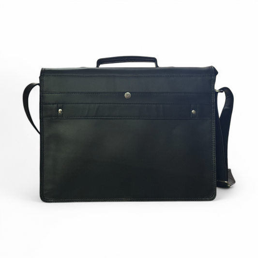 Stylish Black Messenger Bag – Perfect for Work & Travel