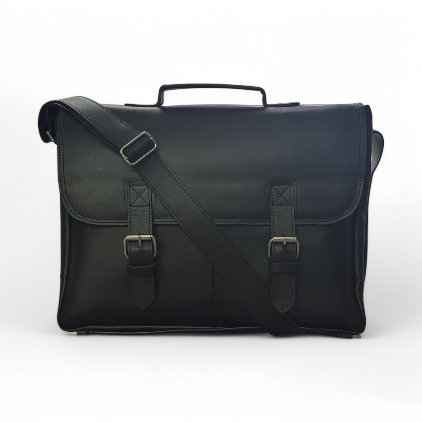 Stylish Black Messenger Bag – Perfect for Work & Travel