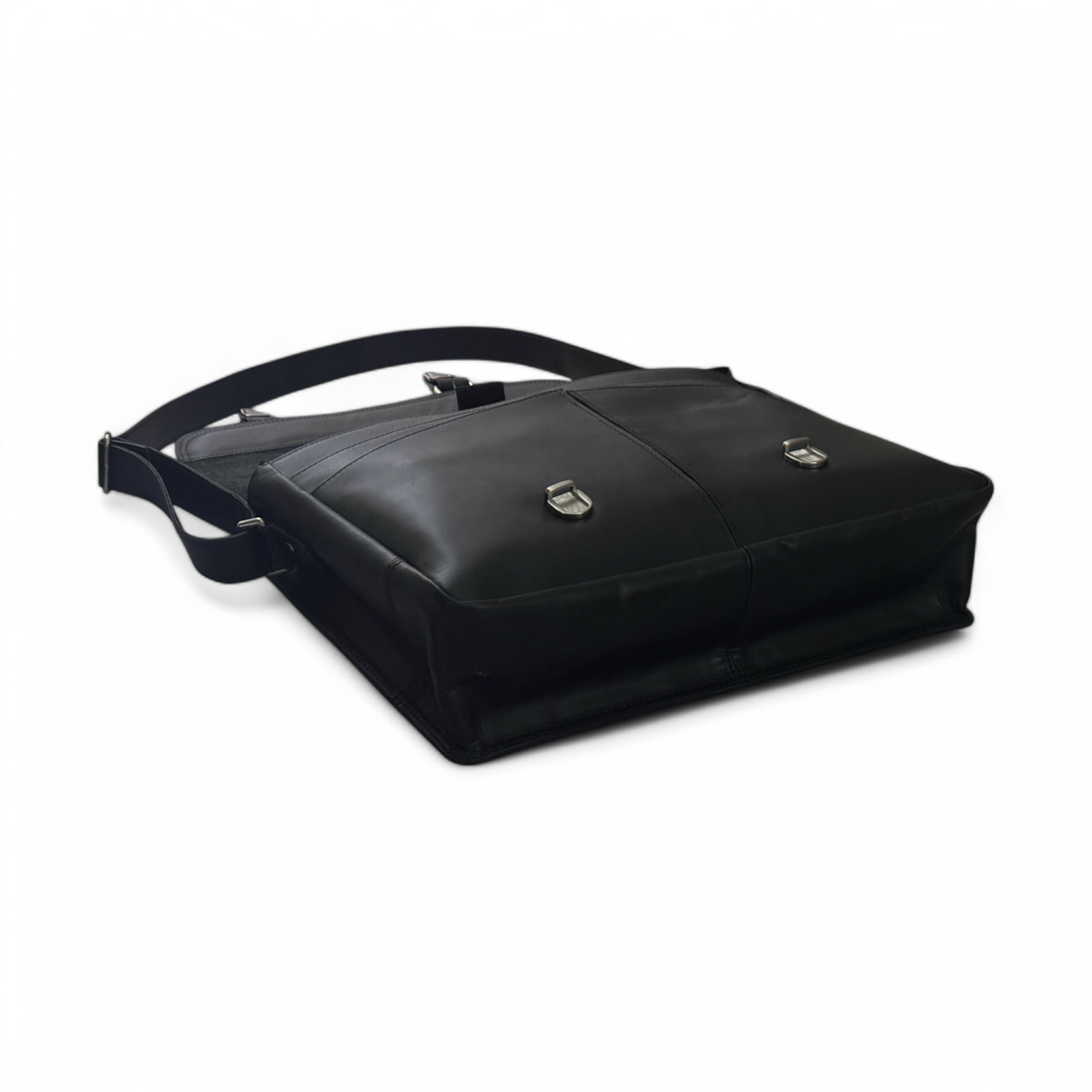 Stylish Black Messenger Bag – Perfect for Work & Travel