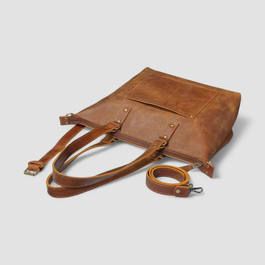 Large Leather Tote Bag