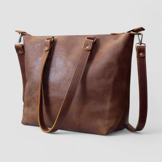 Large Leather Tote Bag