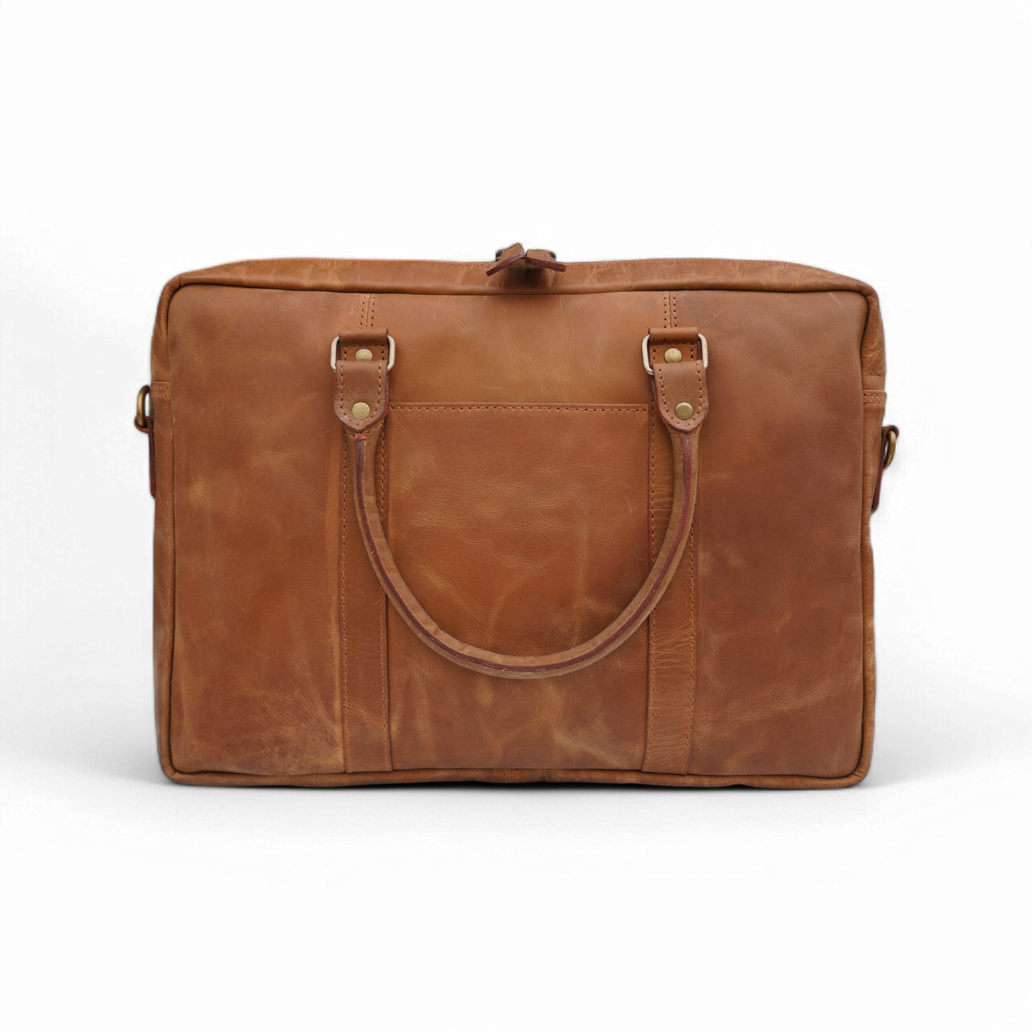 Premium Leather Laptop Bag for Work & Travel